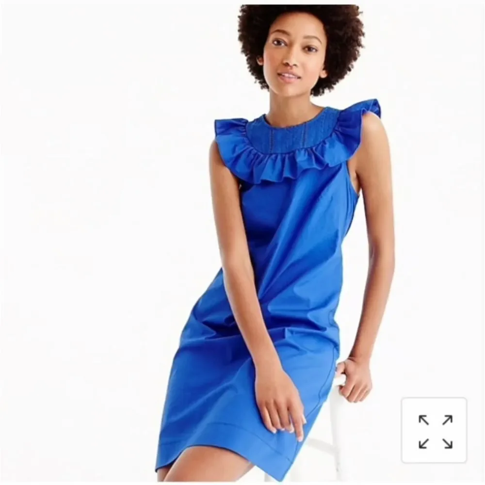 J. Crew Ruffle Neck Dress
